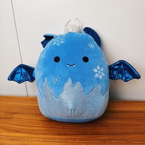 Squishmallows - 13” Blaine - Holiday Edition - Blue and Gray Dragon Plush